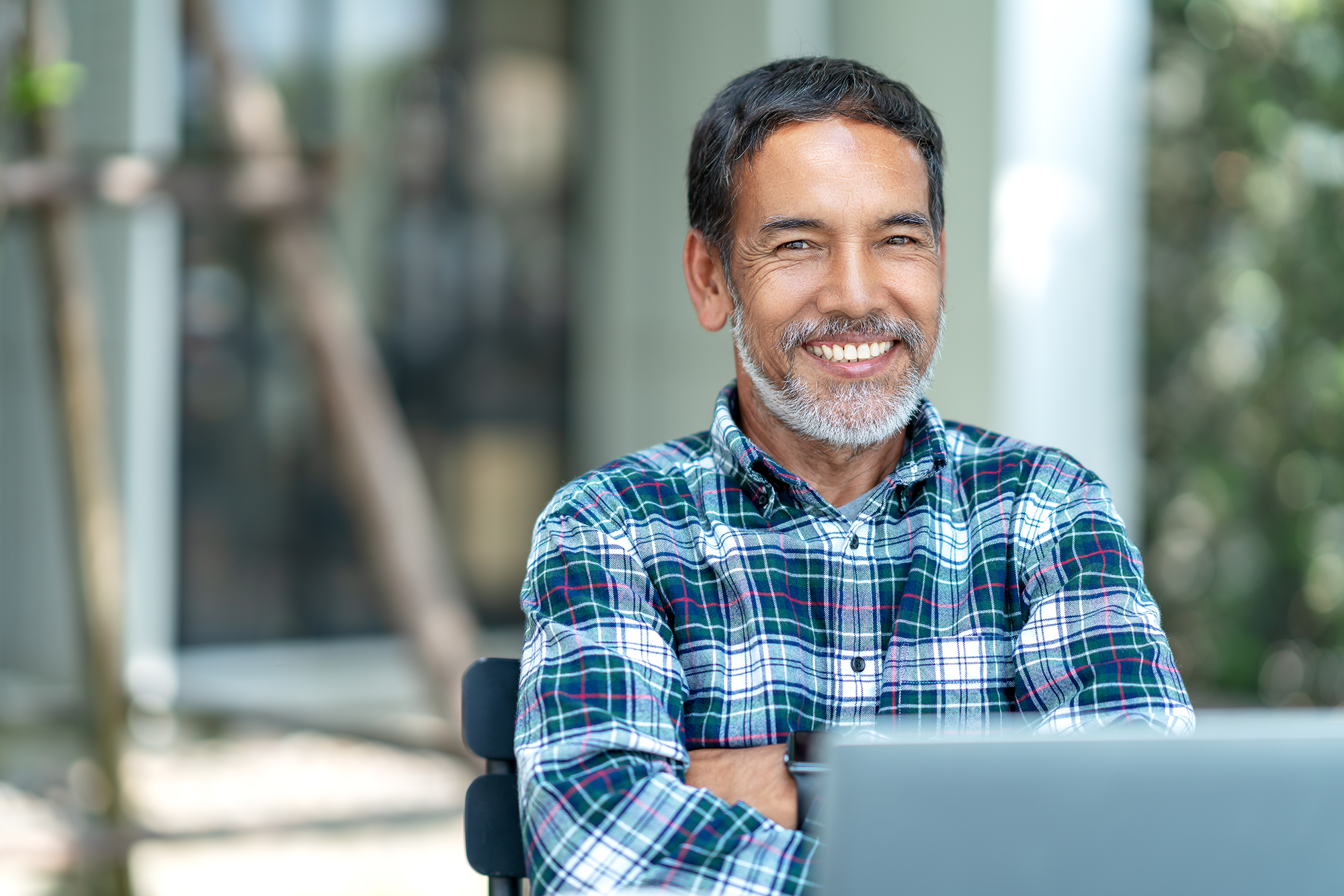 Man with a Laptop